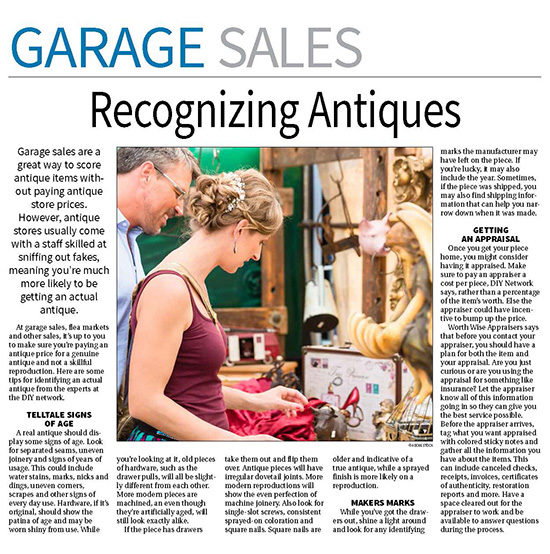 Garage Sale Page — January 10, 2022