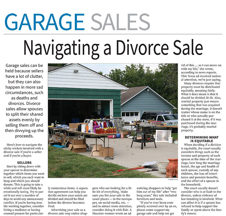 Garage Sale Page — February 27, 2023