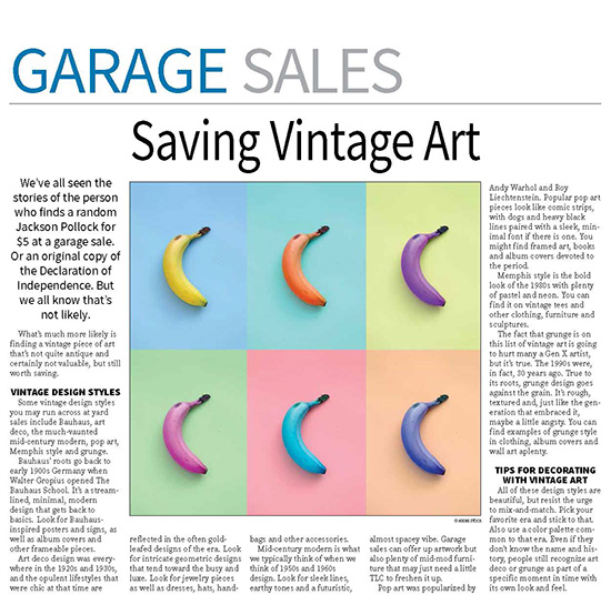 Garage Sale Page — May 1, 2023