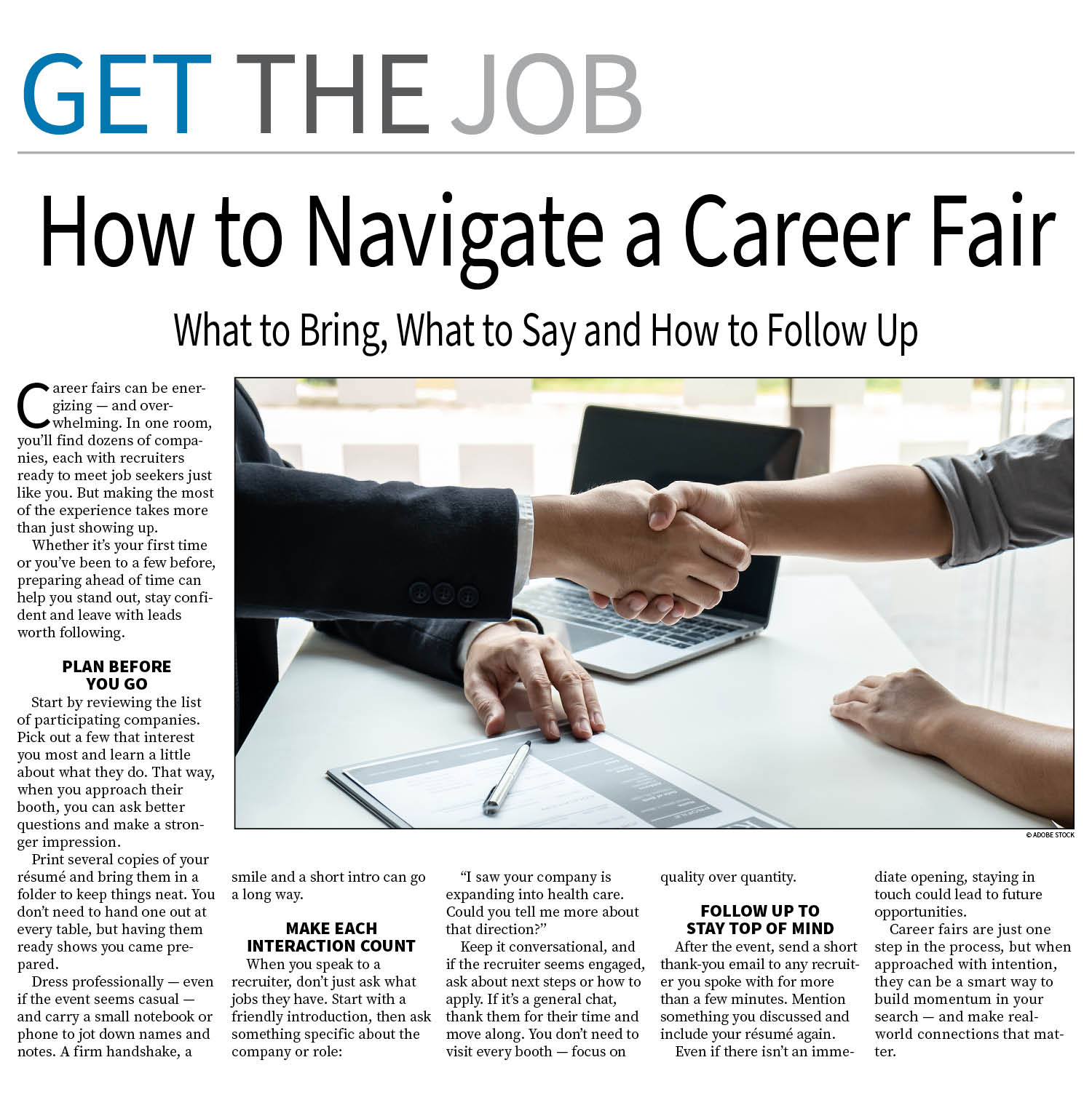 Get the Job Page —  January 26, 2026