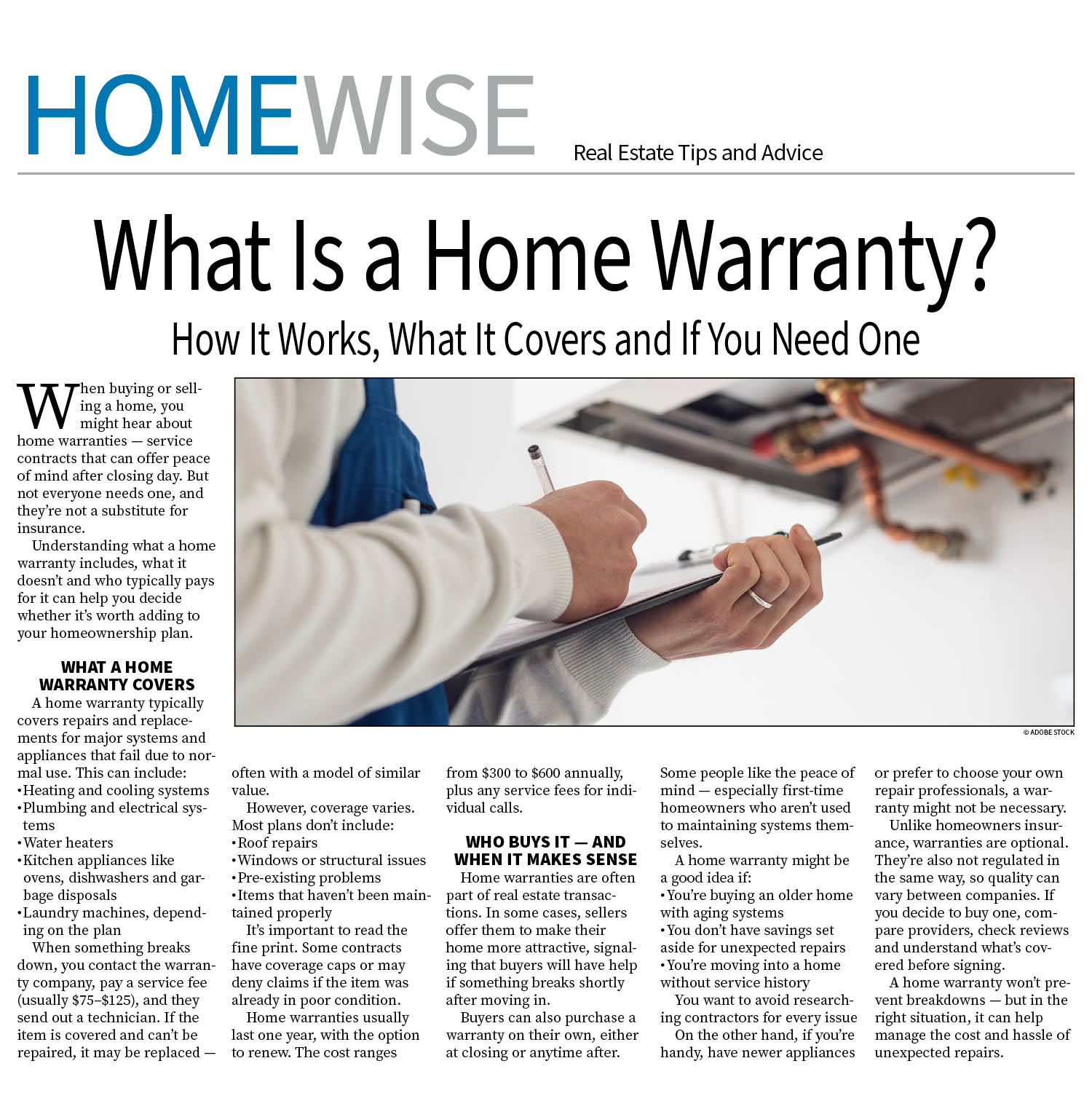 HomeWise Page — February 9, 2026