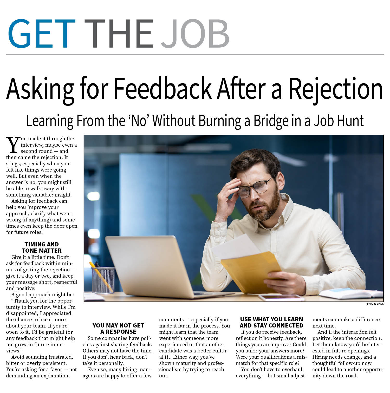 Get the Job Page —  February 9, 2026