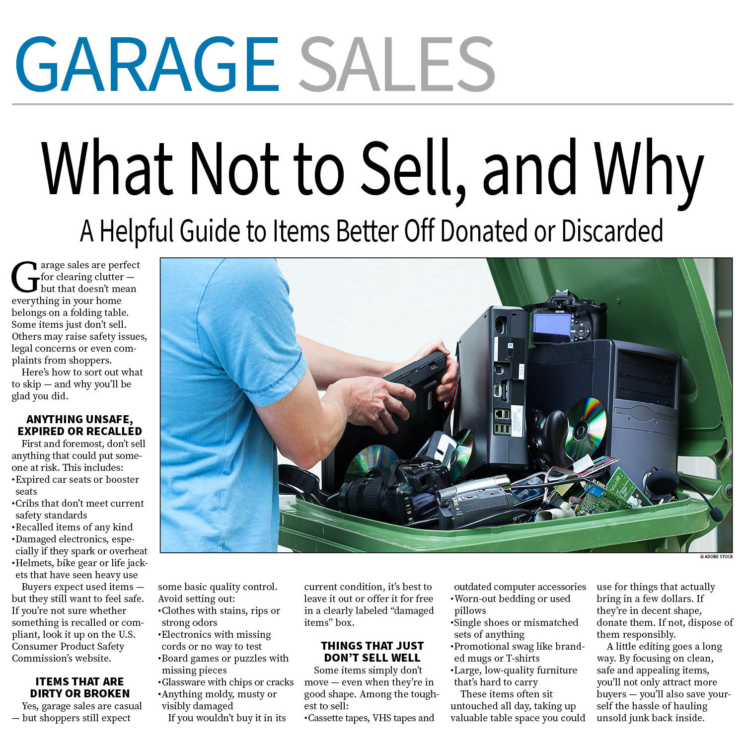 Garage Sale Page — February 16, 2026