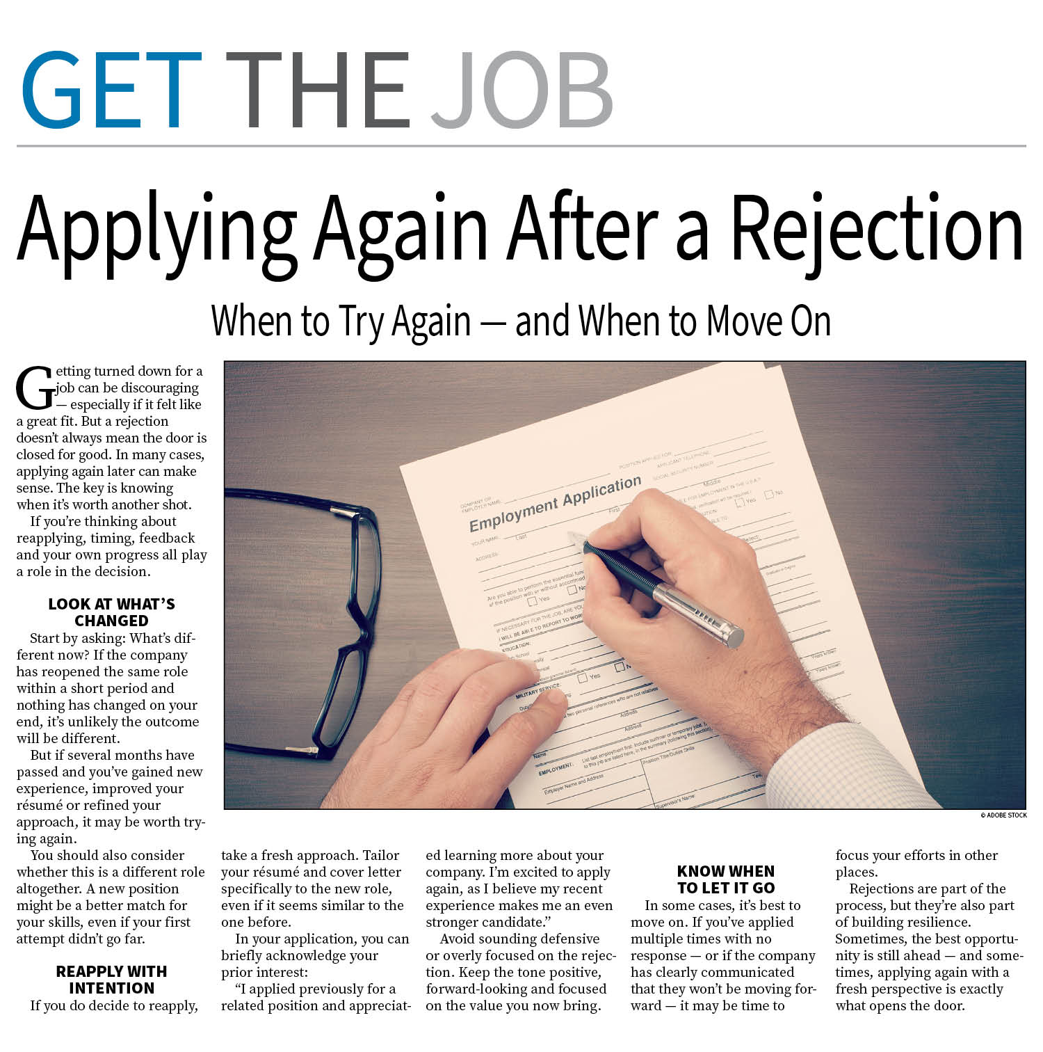 Get the Job Page —  February 16, 2026
