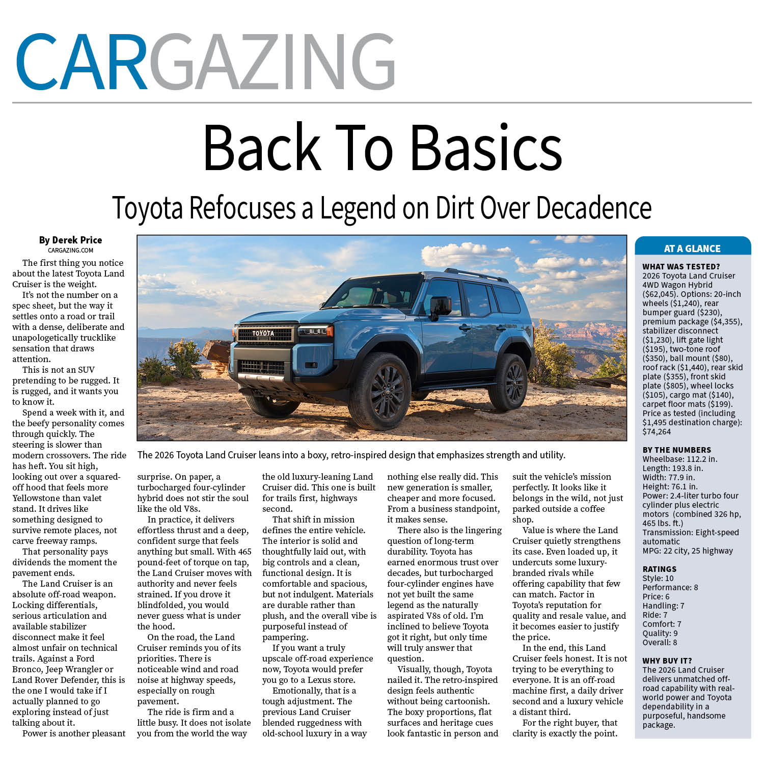 2026 Toyota Land Cruiser