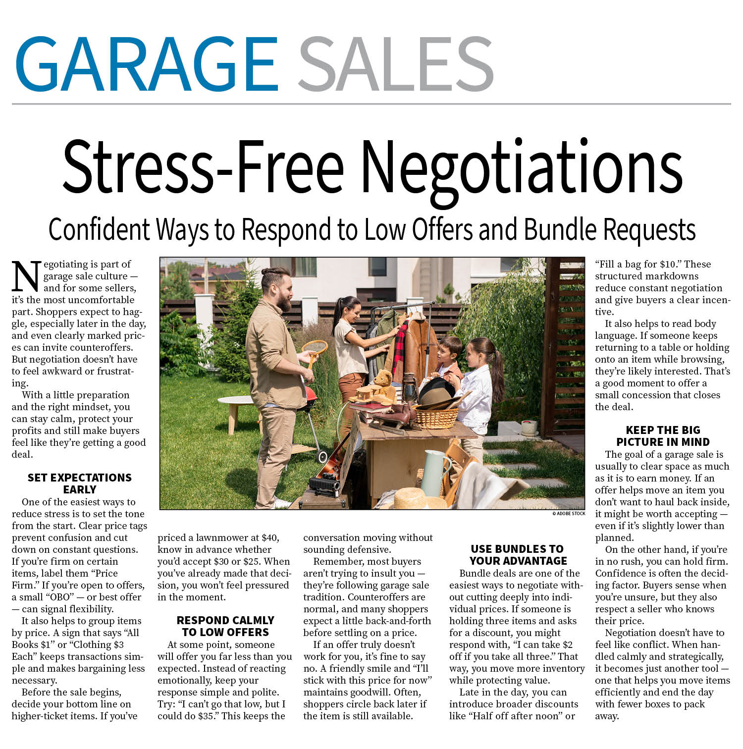 Garage Sale Page — March 2, 2026