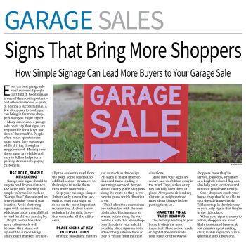 Garage Sale Page — March 9, 2026