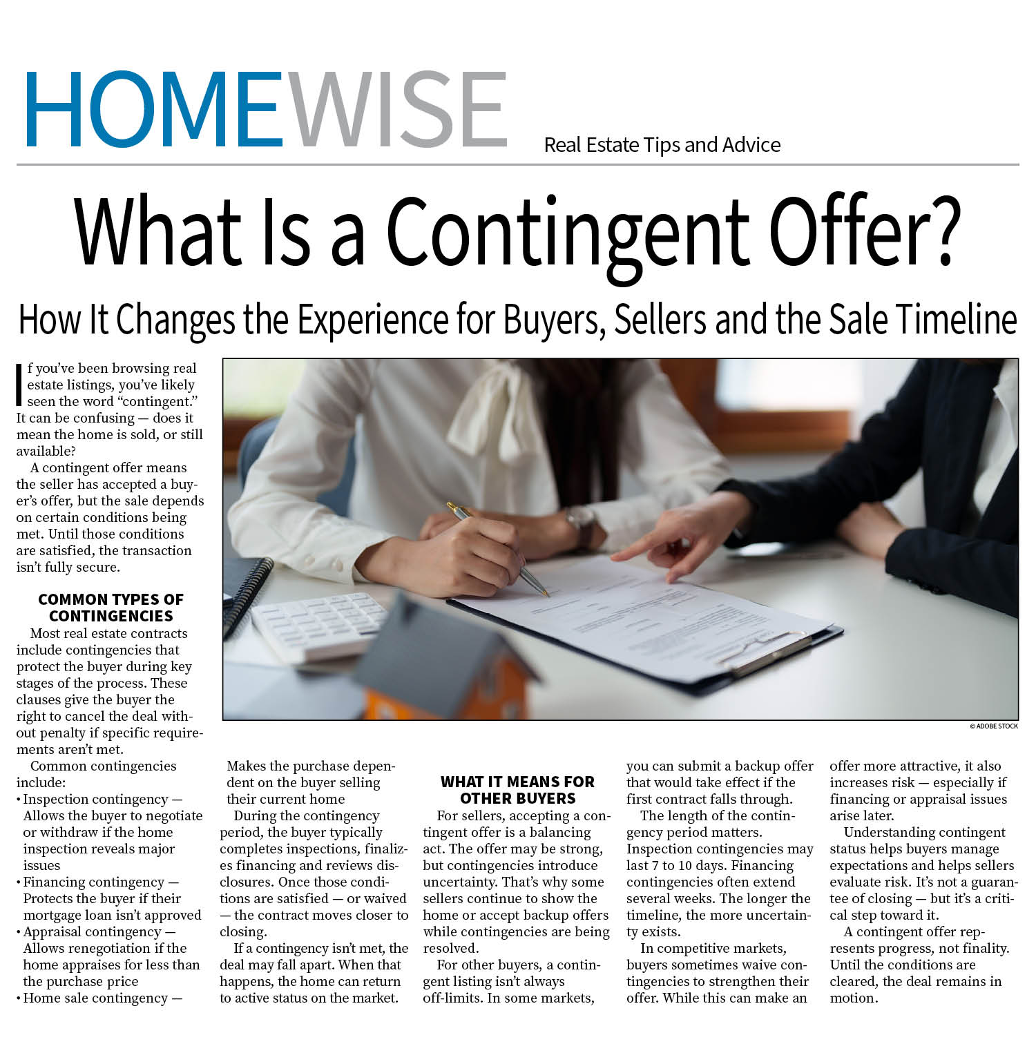 HomeWise Page — March 23, 2026