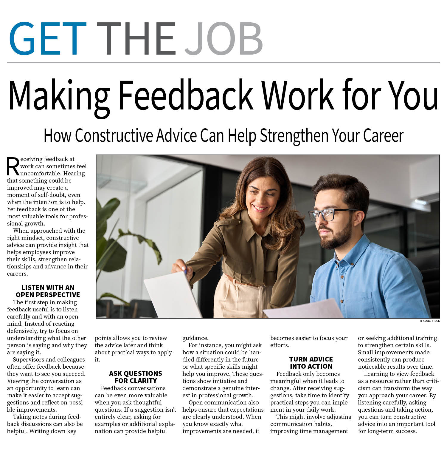 Get the Job Page —  March 30, 2026