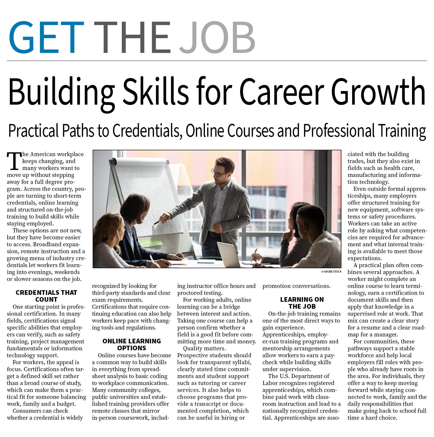 Get the Job Page —  April 13, 2026