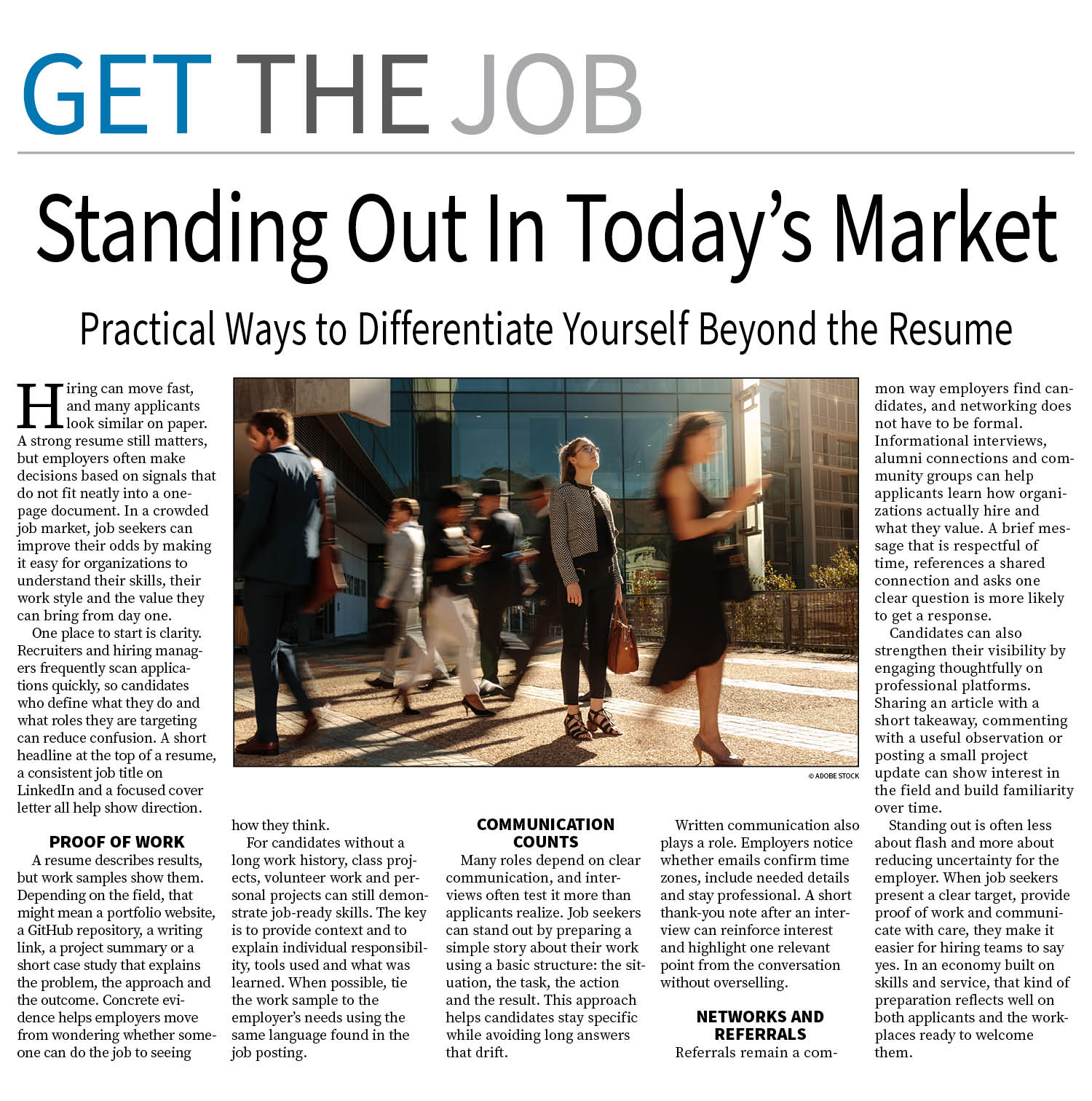 Get the Job Page —  April 27, 2026