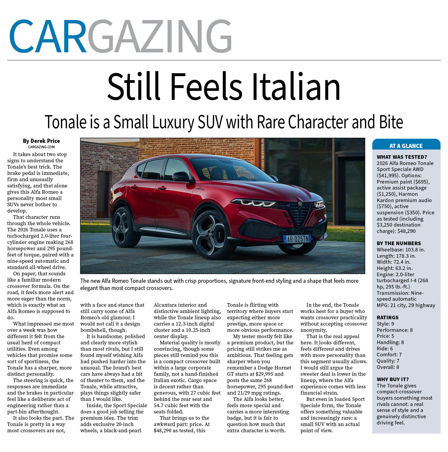 2026 Alfa Romeo Tonale