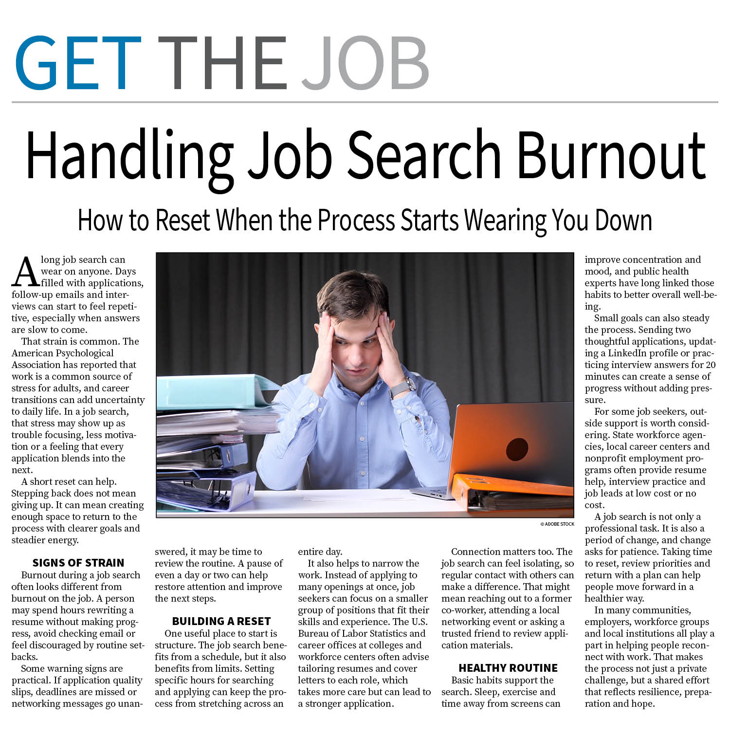 Get the Job Page —  May 11, 2026