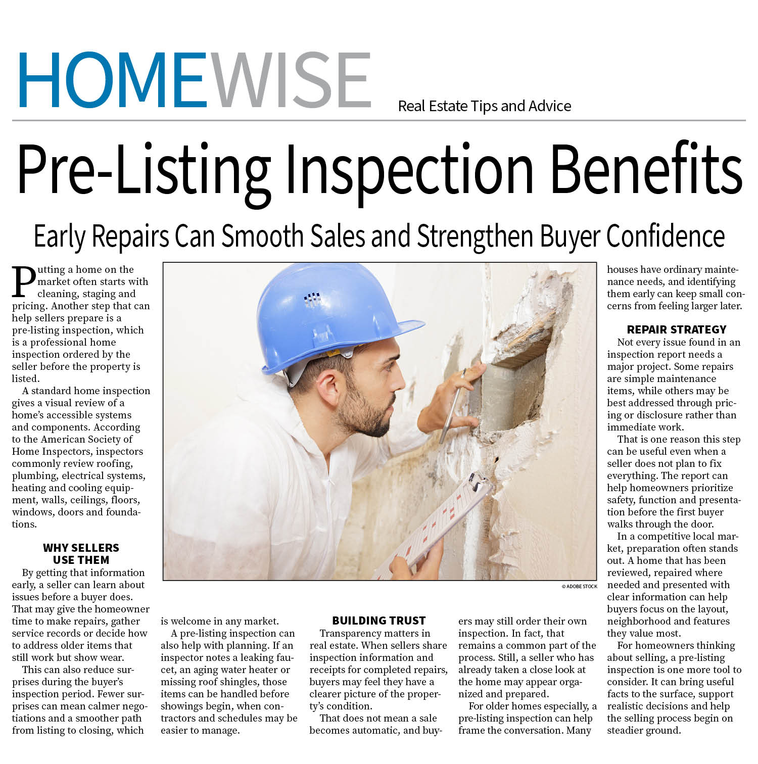 HomeWise Page — May 11, 2026