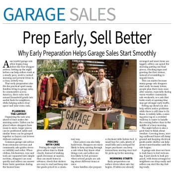 Garage Sale Page — May 25, 2026
