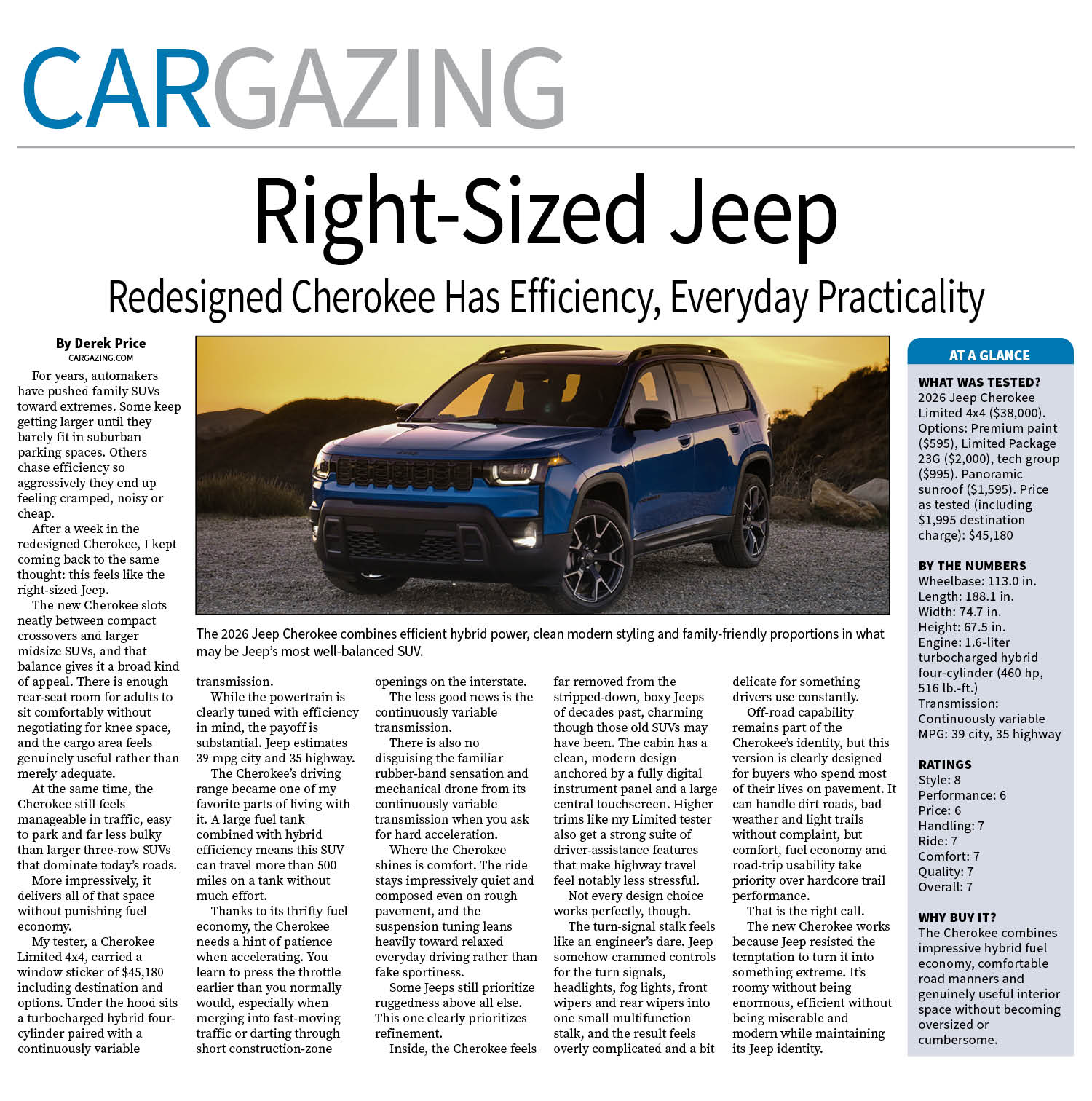 2026 Jeep Cherokee