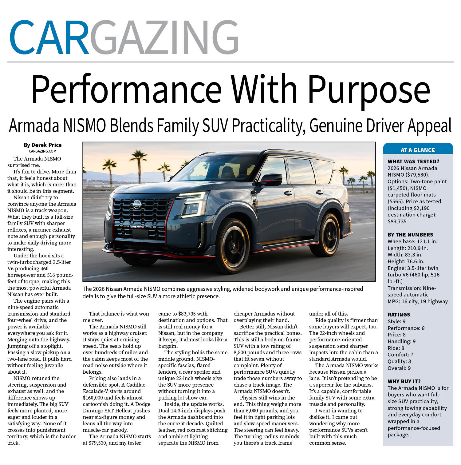 2026 Nissan Armada NISMO