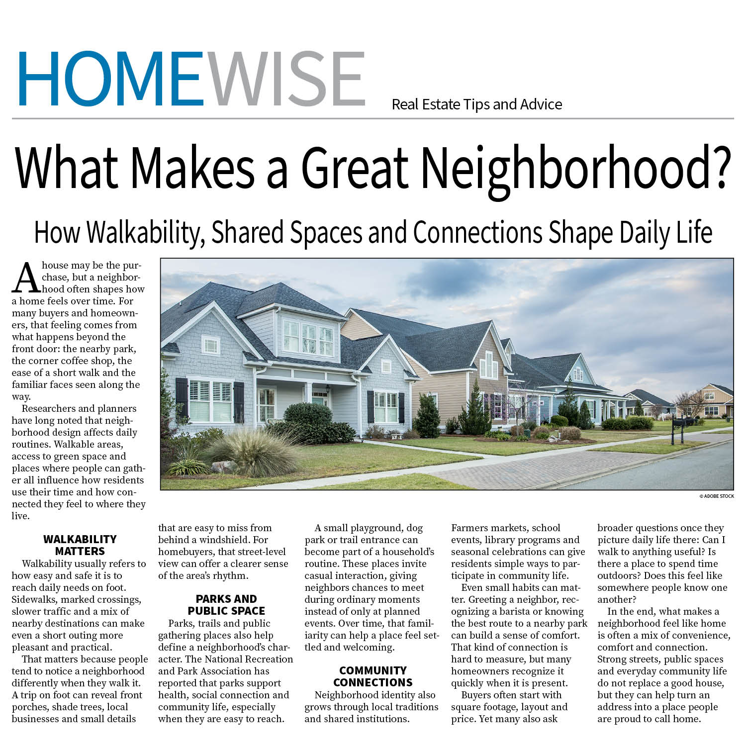 HomeWise Page — June 1, 2026