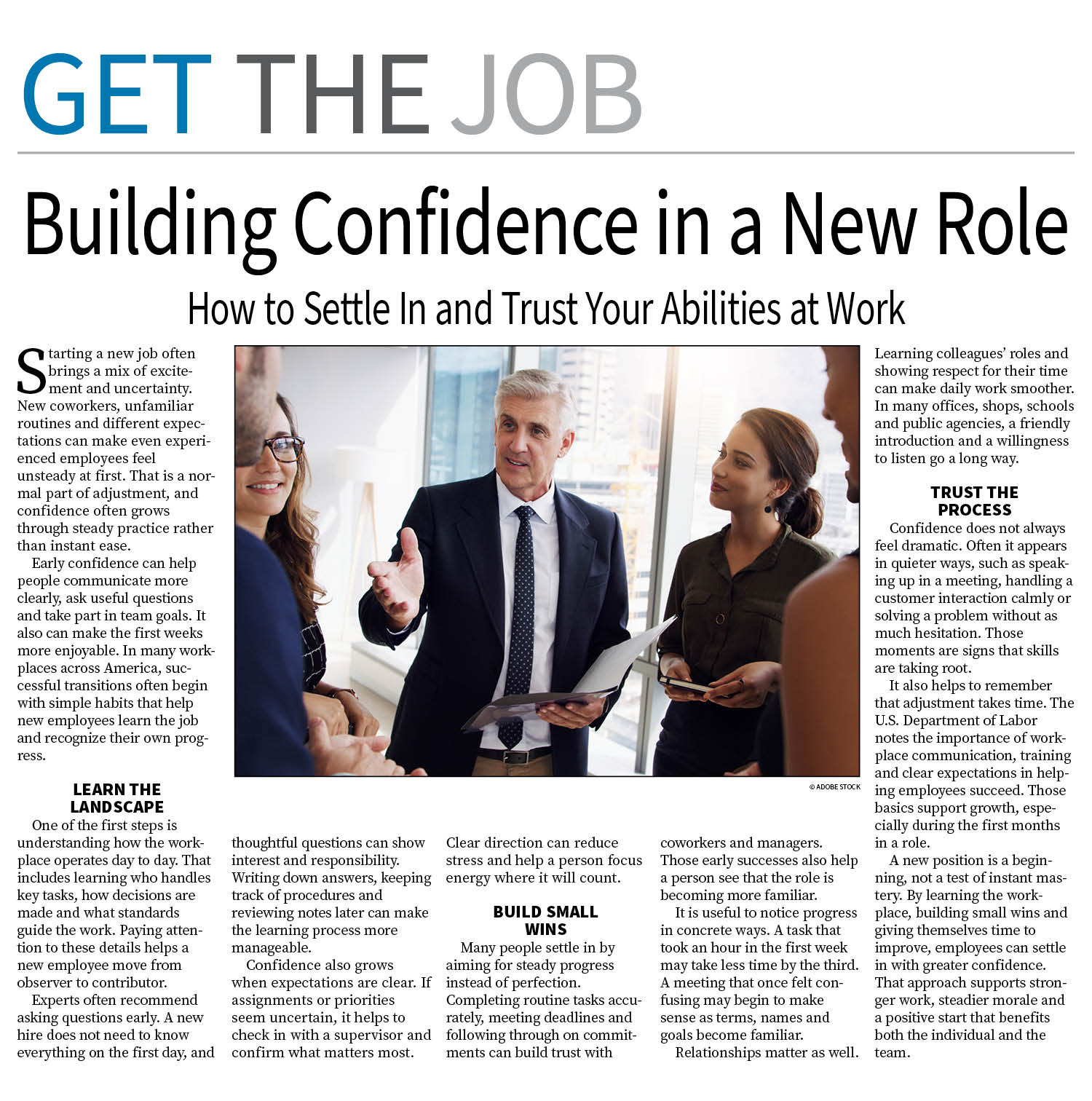 Get the Job Page —  June 1, 2026