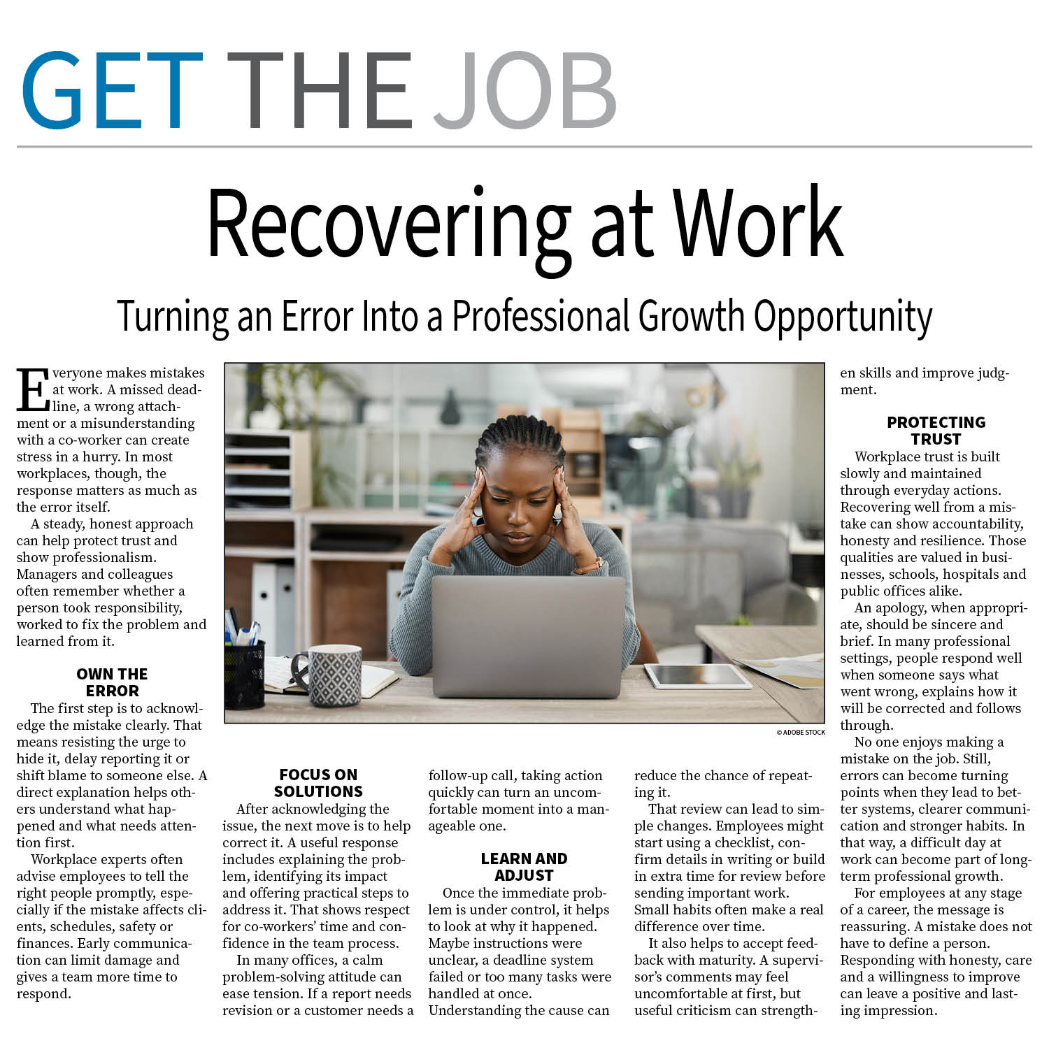 Get the Job Page —  June 8, 2026