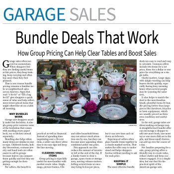 Garage Sale Page — June 29, 2026