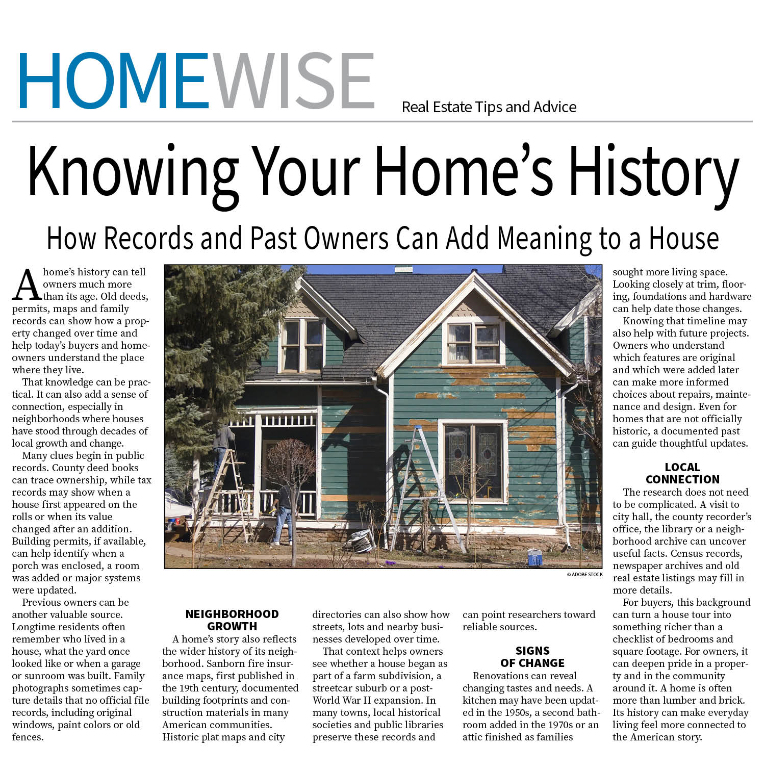 HomeWise Page — July 13, 2026