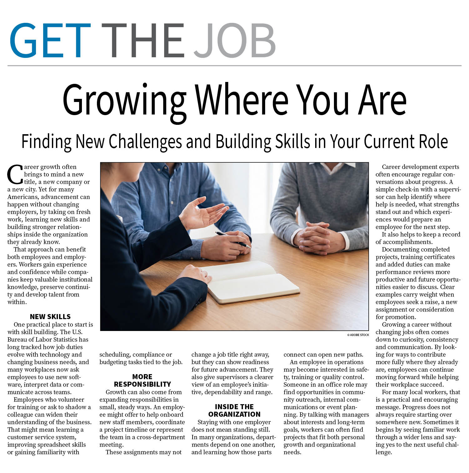 Get the Job Page —  July 13, 2026