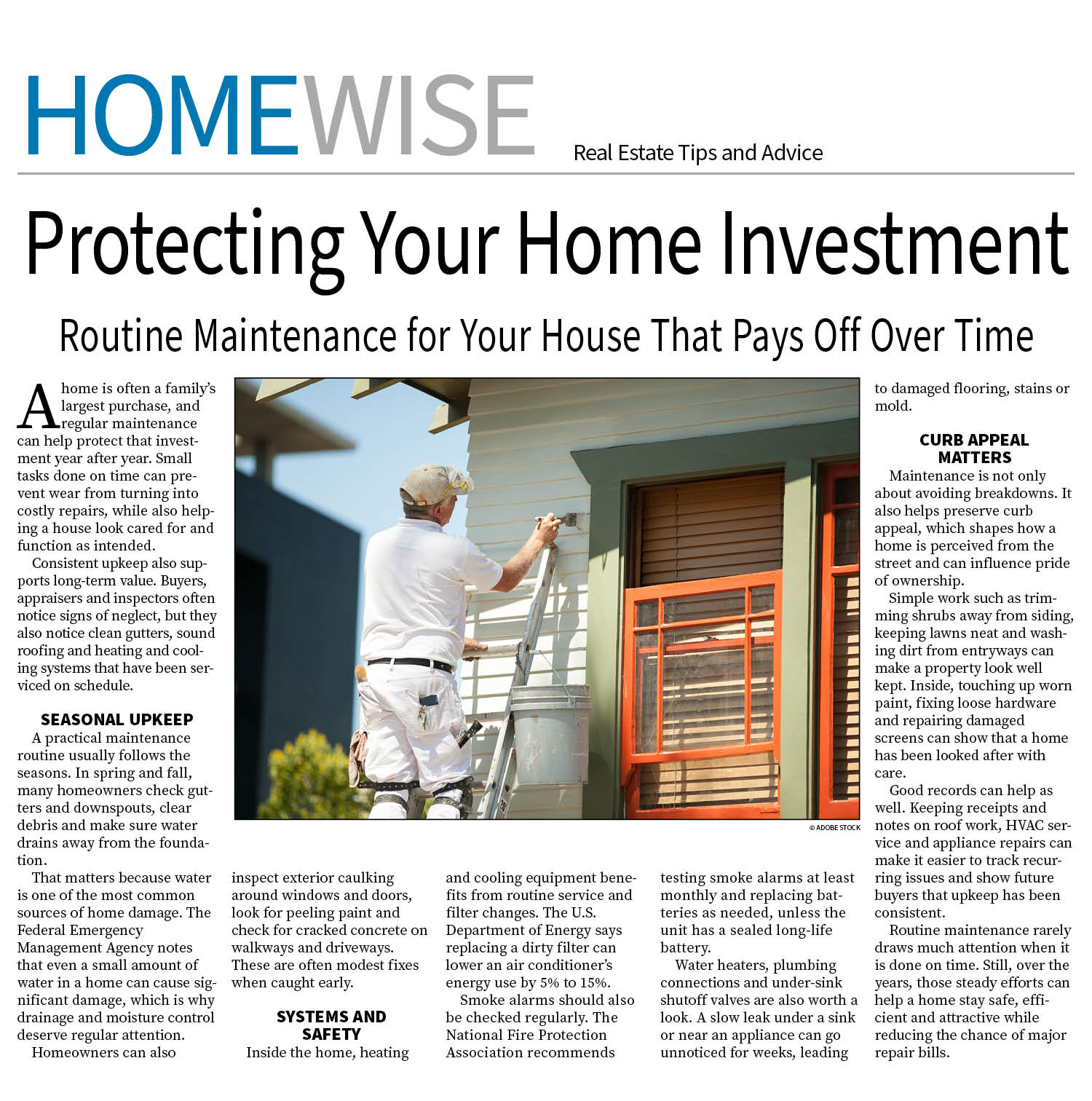 HomeWise Page — July 20, 2026
