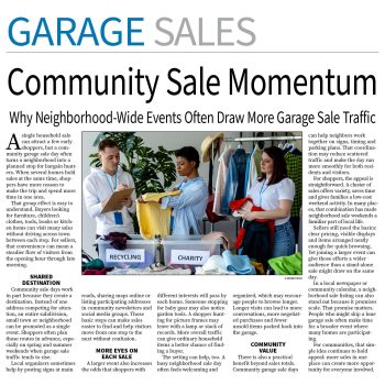 Garage Sale Page — July 27, 2026