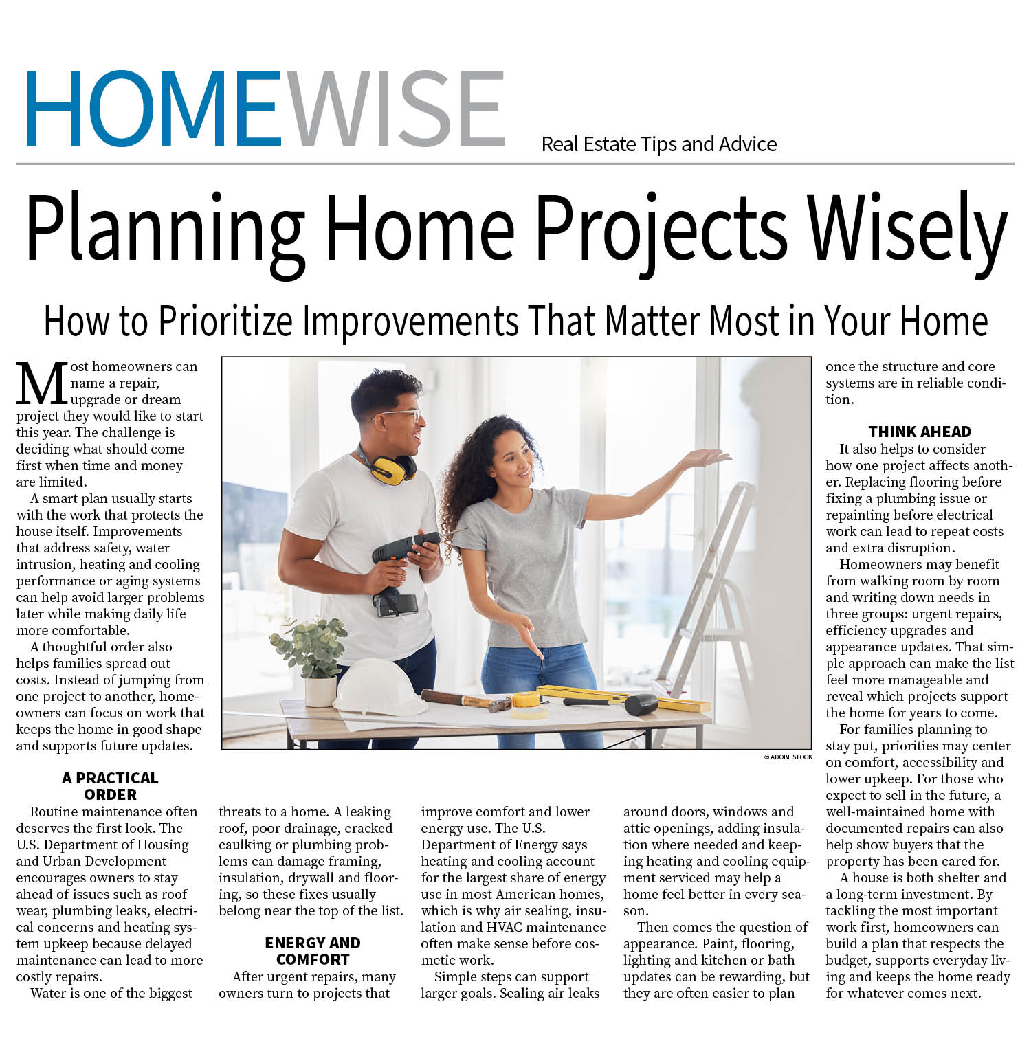 HomeWise Page — July 27, 2026