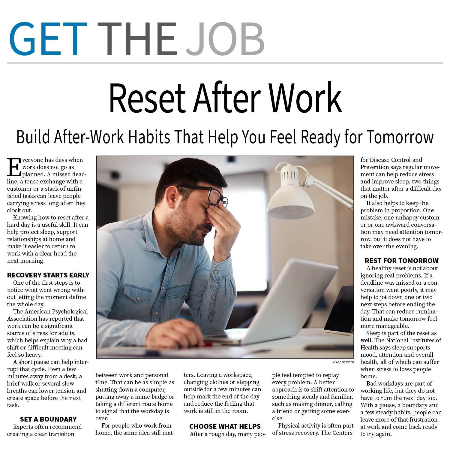Get the Job Page — October 19, 2026